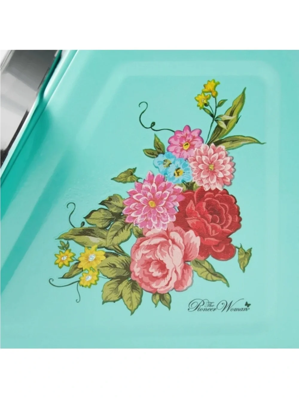 🆕 Pioneer Woman Food Kitchen Scale Mini Analog Floral Sweet Rose Art NEW IN BOX